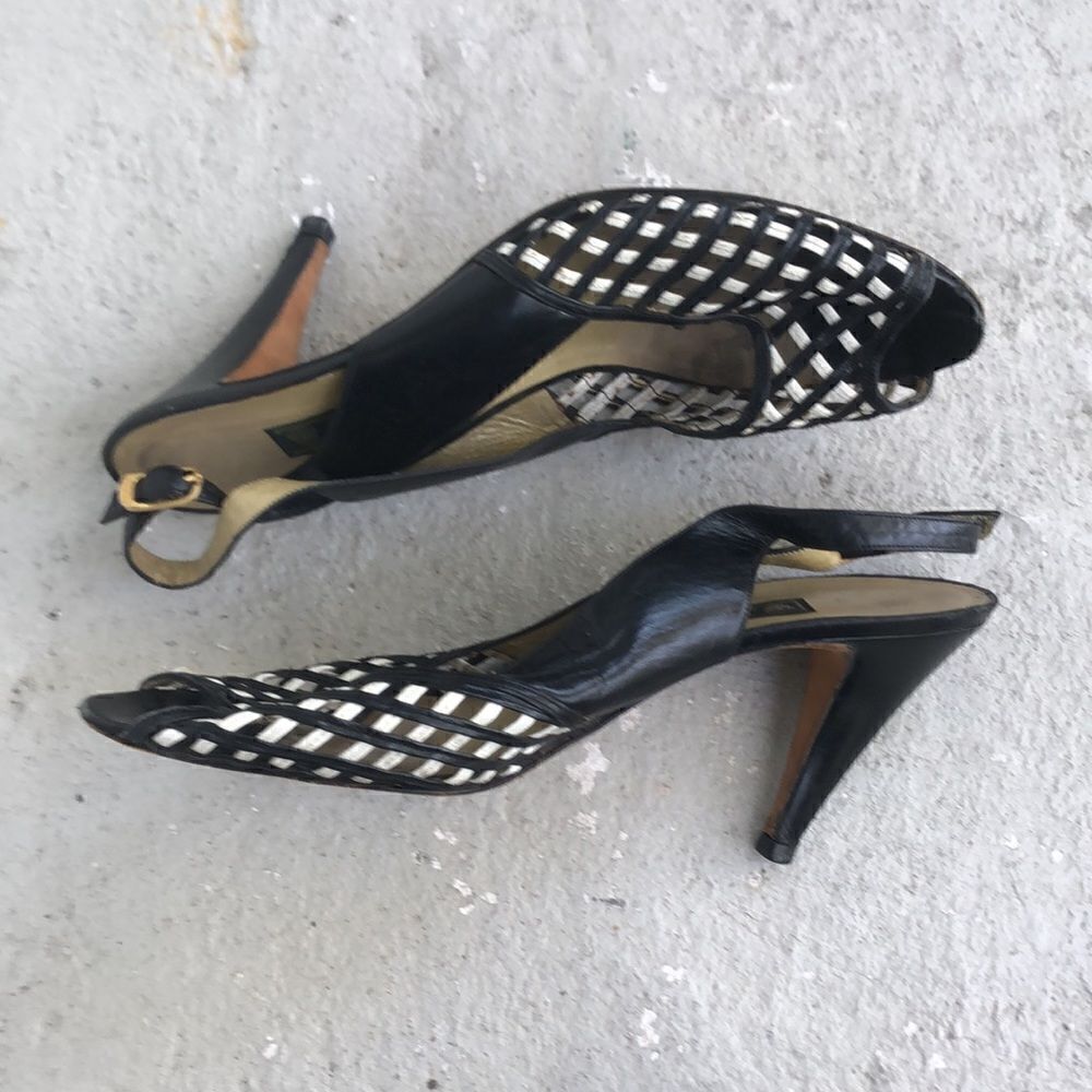 Gucci peep toe slingback s - Picture 3 of 10